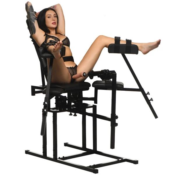 Leg Spreader Obedience Chair with Machine - Image 9