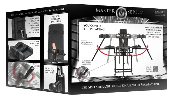 Leg Spreader Obedience Chair with Machine - Image 8